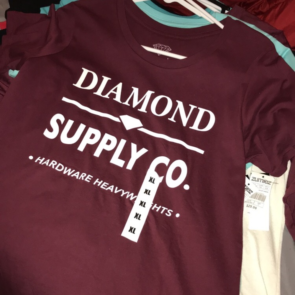 Girls Diamond Supply Co Tee